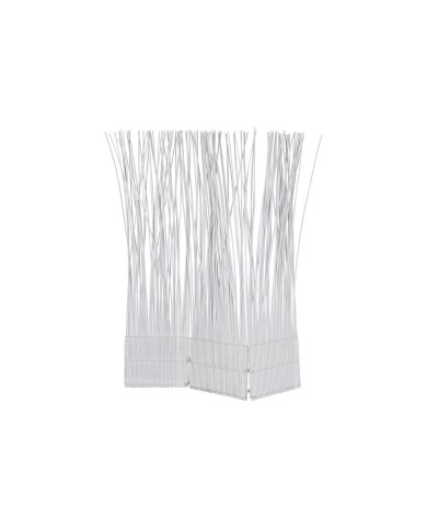 Paravento Home ESPRIT Bianco Metallo vimini 135 x 3 x 170 cm Paravento Home ESPRIT Bianco Metallo vimini 135 x 3 x 170 cm