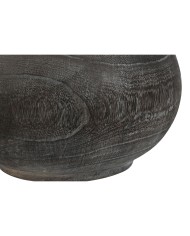 Vaso Home ESPRIT Grigio scuro Legno di paulownia Coloniale Finitura invecchiata 24 x 24 x 27 cm Vaso Home ESPRIT Grigio scuro Legno di paulownia Coloniale Finitura invecchiata 24 x 24 x 27 cm