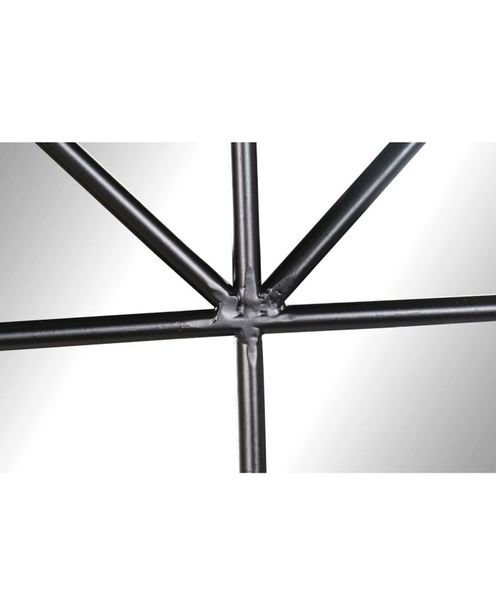 Specchio da parete Home ESPRIT Bianco Marrone Nero Finestra 86 x 3,5 x 168 cm