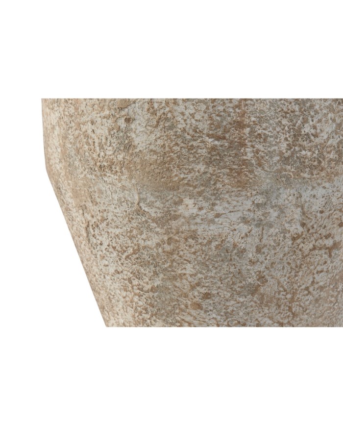 Vaso Home ESPRIT Bianco Marrone Metallo 23,5 x 23,5 x 30 cm Vaso Home ESPRIT Bianco Marrone Metallo 23,5 x 23,5 x 30 cm