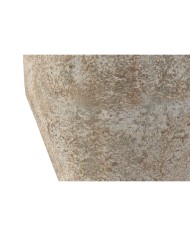 Vaso Home ESPRIT Bianco Marrone Metallo 23,5 x 23,5 x 30 cm Vaso Home ESPRIT Bianco Marrone Metallo 23,5 x 23,5 x 30 cm