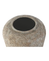 Vaso Home ESPRIT Bianco Metallo 31,5 x 31,5 x 38,5 cm Vaso Home ESPRIT Bianco Metallo 31,5 x 31,5 x 38,5 cm