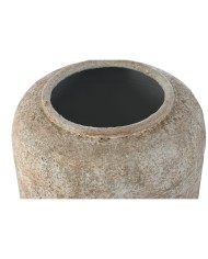 Vaso Home ESPRIT Bianco Marrone Metallo 23,5 x 23,5 x 30 cm Vaso Home ESPRIT Bianco Marrone Metallo 23,5 x 23,5 x 30 cm
