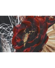 Quadro Home ESPRIT Nero Verde chica 80 x 3,5 x 120 cm (2 Unità)