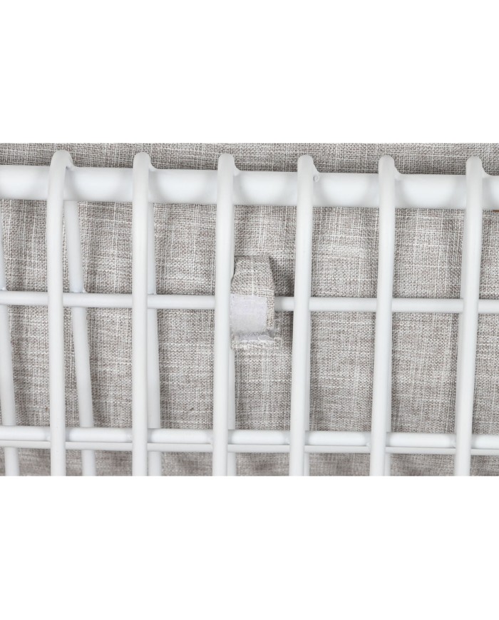 Divano Home ESPRIT Bianco Beige Metallo 180 x 66 x 66 cm Divano Home ESPRIT Bianco Beige Metallo 180 x 66 x 66 cm