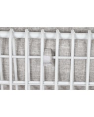 Divano Home ESPRIT Bianco Beige Metallo 180 x 66 x 66 cm Divano Home ESPRIT Bianco Beige Metallo 180 x 66 x 66 cm