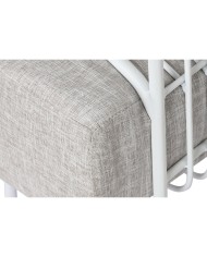 Divano Home ESPRIT Bianco Beige Metallo 180 x 66 x 66 cm Divano Home ESPRIT Bianco Beige Metallo 180 x 66 x 66 cm