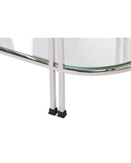 Tavolo aggiuntivo Home ESPRIT Argentato Acciaio Specchio 70 x 35 x 63 cm