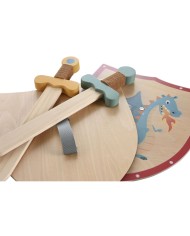 Spada Giocattolo Home ESPRIT 28 x 0,5 x 33,5 cm (2 Unità)