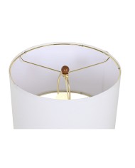 Lampada da Terra Home ESPRIT Marrone Legno Metallo Alluminio 40 x 40 x 153 cm (3 Pezzi)