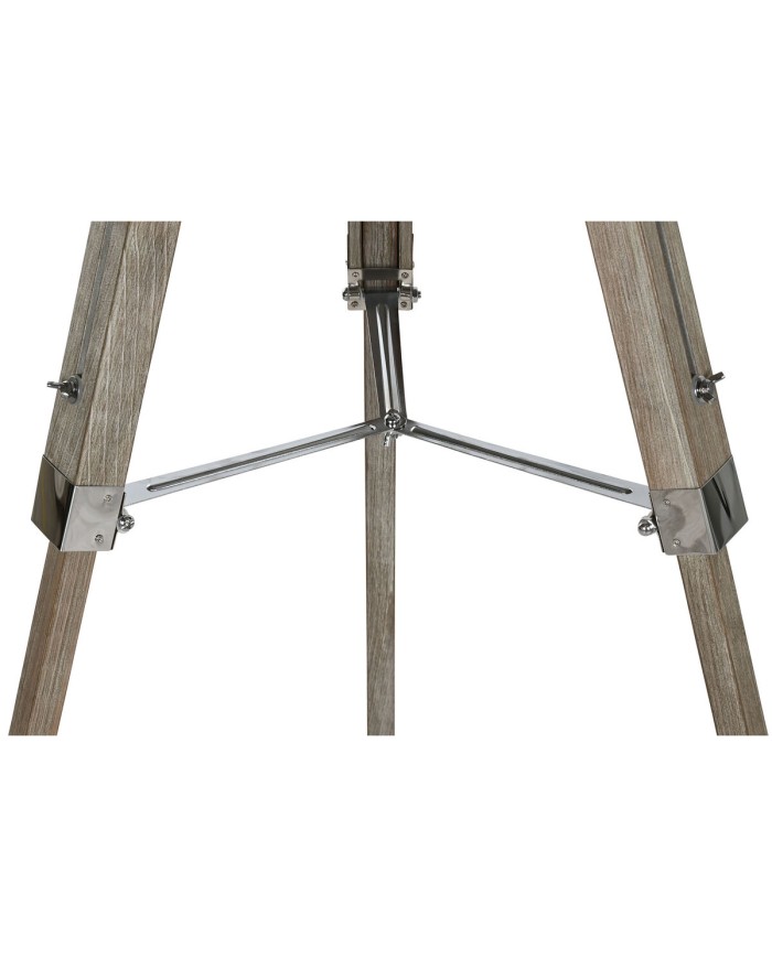 Lampada da Terra Home ESPRIT Bianco Marrone Legno 40 x 40 x 150 cm Lampada da Terra Home ESPRIT Bianco Marrone Legno 40 x 40 x 150 cm