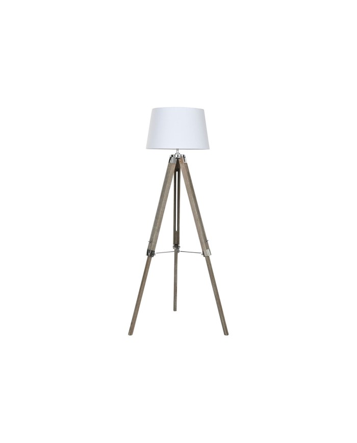 Lampada da Terra Home ESPRIT Bianco Marrone Legno 40 x 40 x 150 cm Lampada da Terra Home ESPRIT Bianco Marrone Legno 40 x 40 x 150 cm