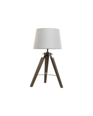 Lampada da tavolo Home ESPRIT Bianco Marrone 50 W 220 V 38 x 38 x 47 cm