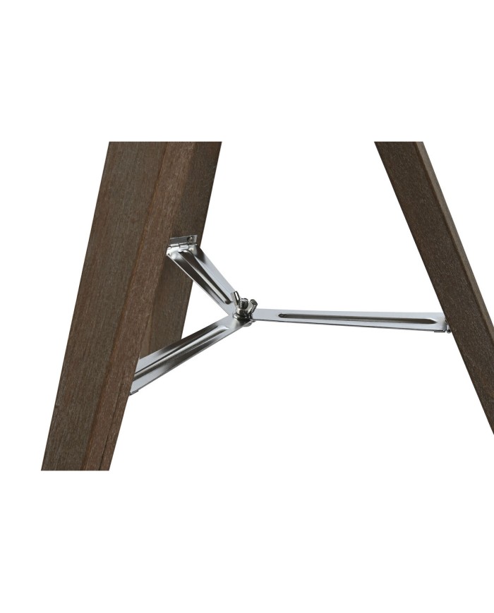 Lampada da tavolo Home ESPRIT Bianco Marrone Legno 36 x 36 x 60 cm