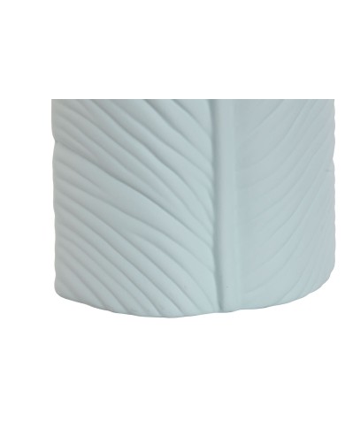 Vaso Home ESPRIT Blu cielo Gres Tropicale Foglia della pianta 22 x 15 x 70 cm Vaso Home ESPRIT Blu cielo Gres Tropicale Foglia della pianta 22 x 15 x 70 cm