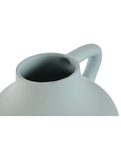 Vaso Home ESPRIT Blu cielo Gres Stile artigianale 36 x 31 x 48 cm Vaso Home ESPRIT Blu cielo Gres Stile artigianale 36 x 31 x 48 cm