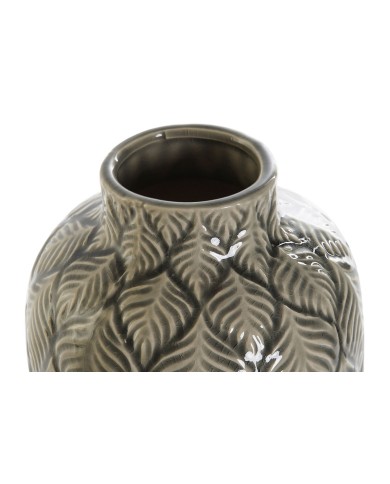 Vaso DKD Home Decor Verde Grigio Porcellana Orientale 16 x 16 x 40 cm (2 Unità) Vaso DKD Home Decor Verde Grigio Porcellana Orientale 16 x 16 x 40 cm (2 Unità)