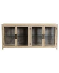 Armadio Home ESPRIT Marrone Chiaro Legno 85,5 x 47 x 180 cm
