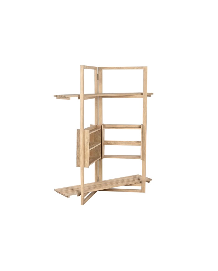 Scaffale Home ESPRIT Naturale Legno di mango Legno MDF 130 x 35 x 160 cm