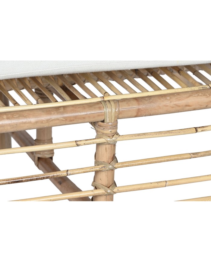 Divano Home ESPRIT Bianco Naturale 192 x 72 x 75 cm Divano Home ESPRIT Bianco Naturale 192 x 72 x 75 cm