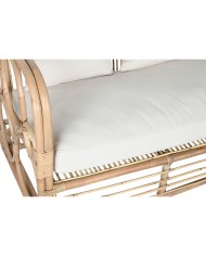 Divano Home ESPRIT Bianco Naturale 192 x 72 x 75 cm Divano Home ESPRIT Bianco Naturale 192 x 72 x 75 cm