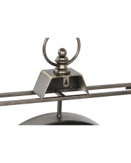 Orologio da Parete Home ESPRIT Nero Dorato Cristallo Ferro 60 x 9 x 80 cm