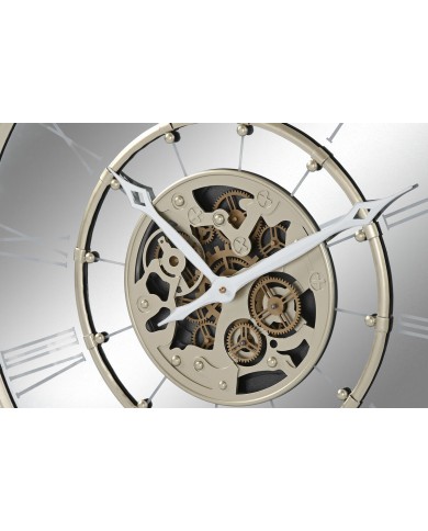 Orologio da Parete Home ESPRIT Champagne Ferro Specchio 67 x 8 x 67 cm Orologio da Parete Home ESPRIT Champagne Ferro Specchio 67 x 8 x 67 cm