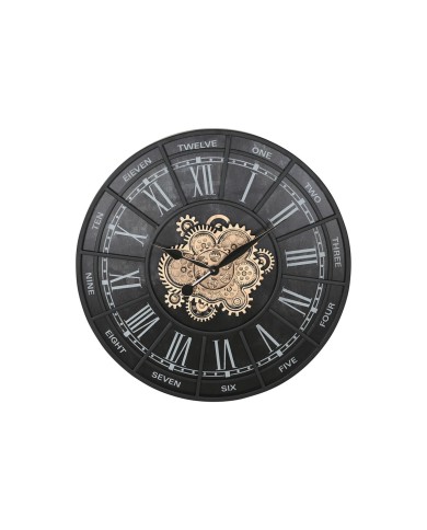 Orologio da Parete Home ESPRIT Nero Ferro 75 x 7 x 75 cm Orologio da Parete Home ESPRIT Nero Ferro 75 x 7 x 75 cm