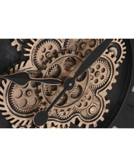 Orologio da Parete Home ESPRIT Nero Ferro 75 x 7 x 75 cm