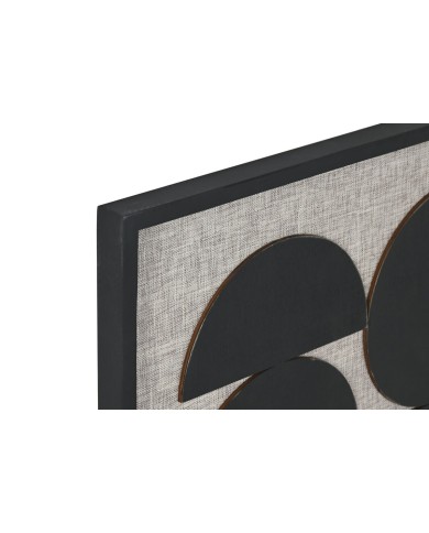 Quadro Home ESPRIT Nero Beige Moderno 60 x 3 x 80 cm (2 Unità)