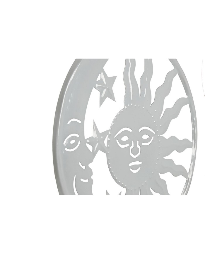 Decorazione pensile Home ESPRIT Azzurro Bianco Grigio Rosa Ferro Luna Sole 33 x 1 x 77 cm (4 Unità) Decorazione pensile Home ESPRIT Azzurro Bianco Grigio Rosa Ferro Luna Sole 33 x 1 x 77 cm (4 Unità)