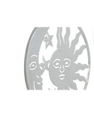 Decorazione pensile Home ESPRIT Azzurro Bianco Grigio Rosa Ferro Luna Sole 33 x 1 x 77 cm (4 Unità) Decorazione pensile Home ESPRIT Azzurro Bianco Grigio Rosa Ferro Luna Sole 33 x 1 x 77 cm (4 Unità)