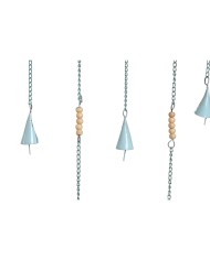 Decorazione pensile Home ESPRIT Azzurro Bianco Grigio Rosa Ferro Orientale Loto Organica (4 Unità) Decorazione pensile Home ESPRIT Azzurro Bianco Grigio Rosa Ferro Orientale Loto Organica (4 Unità)