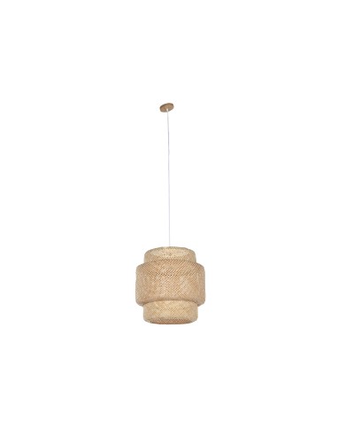 Lampadario Home ESPRIT Marrone Chiaro Bambù 50 x 50 x 55 cm