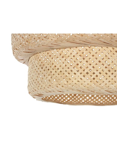 Lampadario Home ESPRIT Marrone Chiaro Bambù 50 x 50 x 55 cm