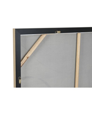 Quadro Home ESPRIT Azzurro Bianco Astratto Moderno 131 x 3,8 x 131 cm