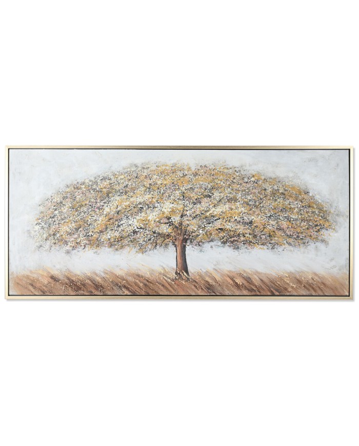 Quadro Home ESPRIT Bianco Dorato Albero Tradizionale 182 x 3,8 x 80 cm