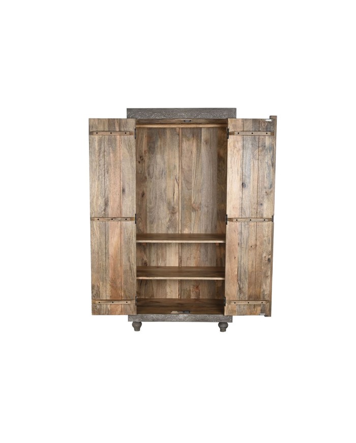 Armadio Home ESPRIT Marrone Chiaro Legno 85,5 x 47 x 180 cm