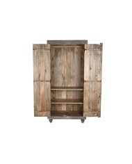 Armadio Home ESPRIT Marrone Chiaro Legno 85,5 x 47 x 180 cm