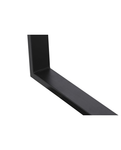 Tavolo da Pranzo Home ESPRIT Marrone Nero Ferro Legno MDF 160 x 90 x 75 cm
