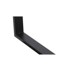 Tavolo da Pranzo Home ESPRIT Marrone Nero Ferro Legno MDF 160 x 90 x 75 cm Tavolo da Pranzo Home ESPRIT Marrone Nero Ferro Legno MDF 160 x 90 x 75 cm