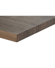 Tavolo da Pranzo Home ESPRIT Marrone Nero Ferro Legno MDF 160 x 90 x 75 cm Tavolo da Pranzo Home ESPRIT Marrone Nero Ferro Legno MDF 160 x 90 x 75 cm