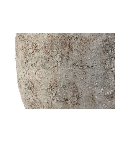 Vaso Home ESPRIT Bianco Metallo 21 x 21 x 37,5 cm Vaso Home ESPRIT Bianco Metallo 21 x 21 x 37,5 cm