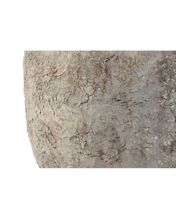 Vaso Home ESPRIT Bianco Metallo 21 x 21 x 37,5 cm Vaso Home ESPRIT Bianco Metallo 21 x 21 x 37,5 cm