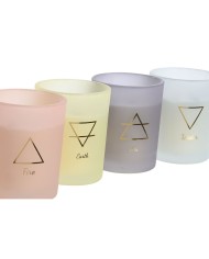 Candela Profumata Home ESPRIT Città 200 g (4 Unità)