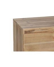 Mobile TV Home ESPRIT Nero Naturale Abete Legno MDF 130 x 24 x 51 cm