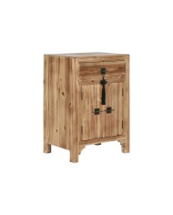 Comodino Home ESPRIT Bianco Legno MDF 40 x 30 x 48 cm Comodino Home ESPRIT Bianco Legno MDF 40 x 30 x 48 cm