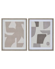 Tela Home ESPRIT Bianco Beige Foglia della pianta Città 50 x 4 x 60 cm (2 Unità) Tela Home ESPRIT Bianco Beige Foglia della pianta Città 50 x 4 x 60 cm (2 Unità)