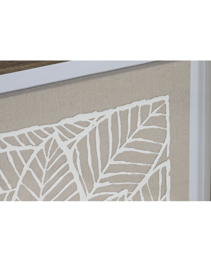 Tela Home ESPRIT Bianco Beige Foglia della pianta Città 50 x 4 x 60 cm (2 Unità) Tela Home ESPRIT Bianco Beige Foglia della pianta Città 50 x 4 x 60 cm (2 Unità)