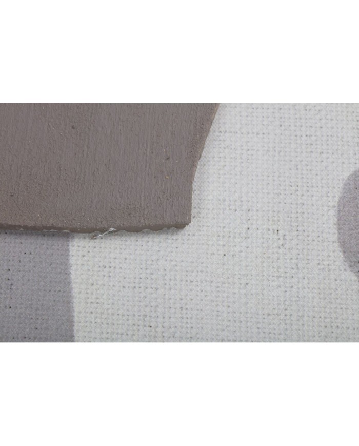 Tela Home ESPRIT Beige Grigio Astratto Moderno 40 x 3 x 50 cm (2 Unità)